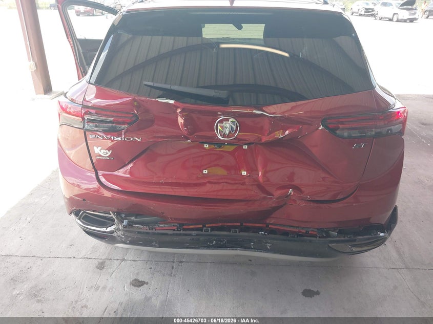 2022 Buick Envision VIN LRBFZNR43ND065376 IAAI salvage auction — REAR END, Salvage Title, sold $4,550 on 2026-07-18 (photo 6)
