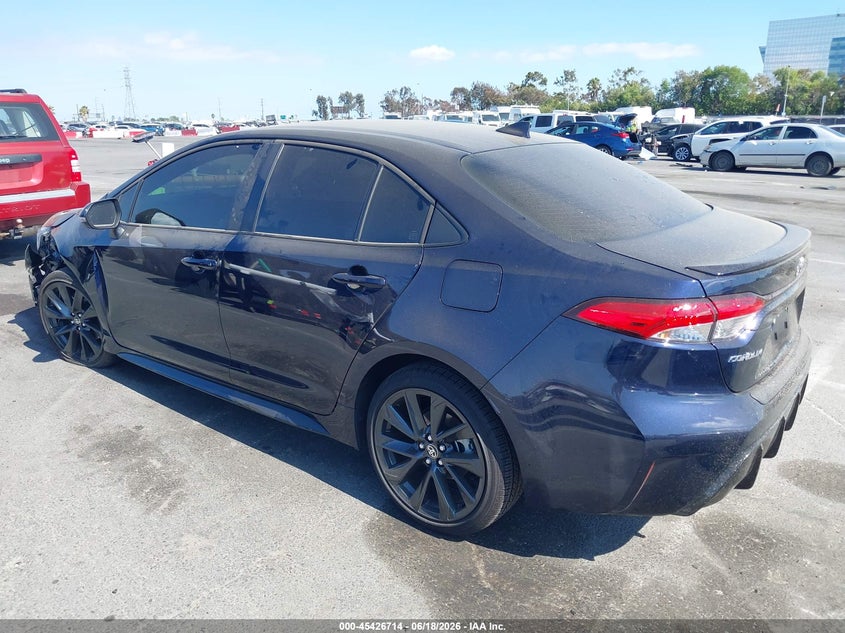 2026 Toyota Corolla VIN JTDBCMFE6T3124724 IAAI salvage auction — LEFT FRONT, Salvage Title, sold $12,700 on 2026-07-16 (photo 3)