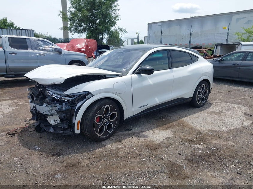 2023 Ford Mustang mach-e VIN 3FMTK4SE0PMA58247 IAAI salvage auction — FRONT END, Salvage Title, sold $9,750 on 2026-08-20 (photo 2)