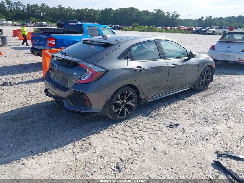 2018 Honda Civic VIN SHHFK7H49JU208710 IAAI salvage auction — FRONT END, Salvage (Idaho), sold $4,225 on 2026-07-14 (photo 4)