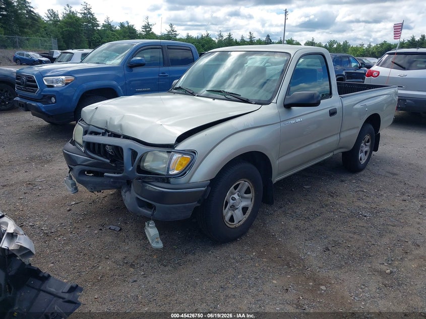 2004 Toyota Tacoma VIN 5TENL42NX4Z364168 IAAI salvage auction — FRONT END, Clear (Massachusetts), sold $825 on 2026-07-24 (photo 2)