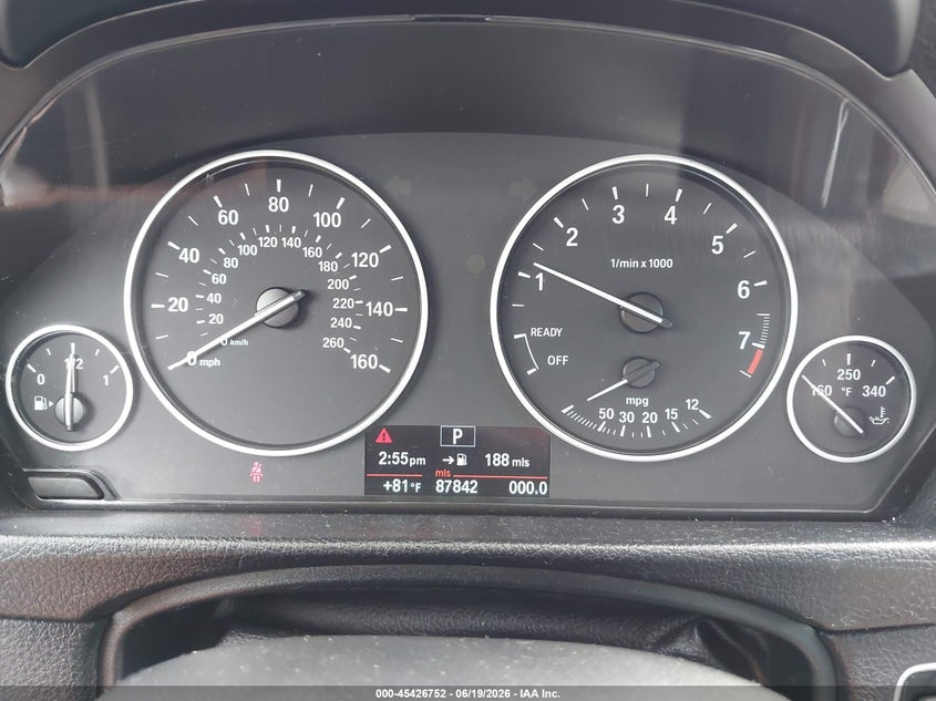 2013 BMW 3er VIN WBA3C1G57DNR45383 IAAI salvage auction — SIDE, Bill Of Sale (Washington), sold $2,250 on 2026-07-15 (photo 7)