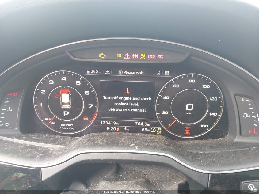 2019 Audi Q7 VIN WA1VAAF7XKD049533 IAAI salvage auction — FRONT END, Clear (Wisconsin), sold $4,625 on 2026-07-20 (photo 7)