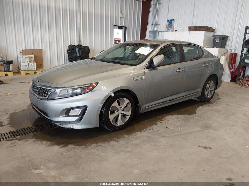 2016 Kia Optima VIN KNAGM4AD9G5099245 IAAI salvage auction — FRONT & REAR, Salvage (Utah), sold $100 on 2026-07-20 (photo 2)