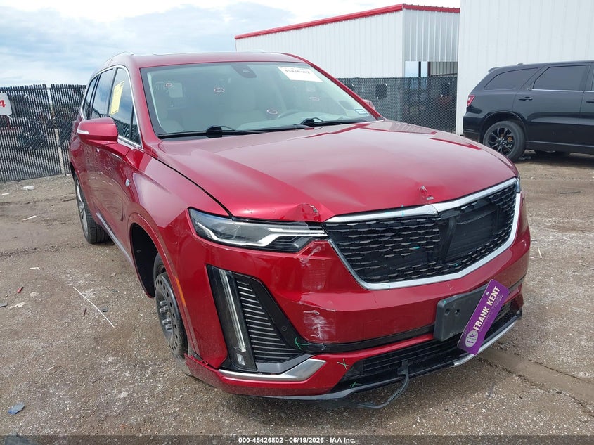 2021 Cadillac Xt6 VIN 1GYKPCRS5MZ224306 IAAI salvage auction — FRONT END, Original (Texas), sold $7,800 on 2026-07-31 (photo 1)