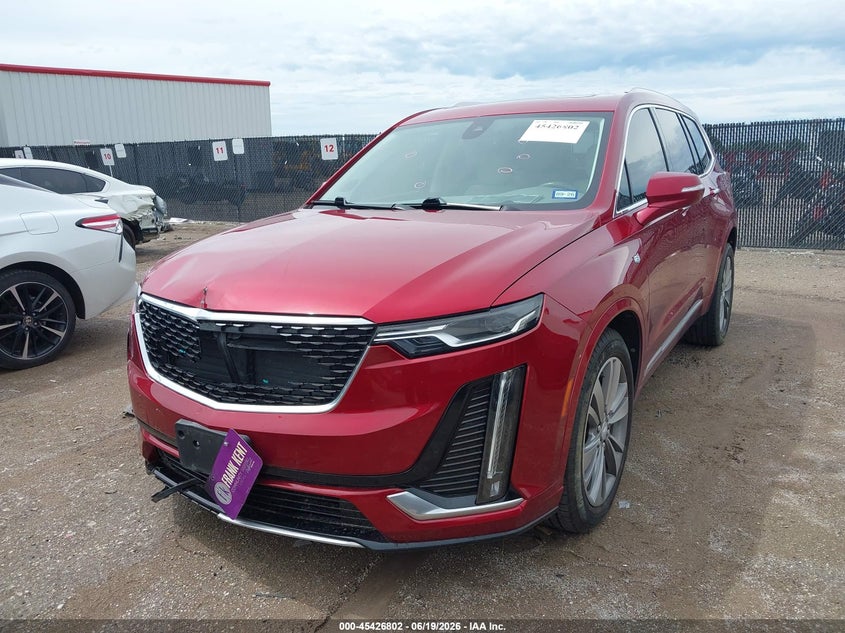2021 Cadillac Xt6 VIN 1GYKPCRS5MZ224306 IAAI salvage auction — FRONT END, Original (Texas), sold $6,900 on 2026-07-31 (photo 2)