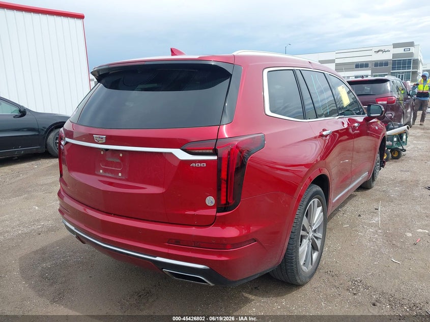 2021 Cadillac Xt6 VIN 1GYKPCRS5MZ224306 IAAI salvage auction — FRONT END, Original (Texas), sold $6,900 on 2026-07-31 (photo 4)