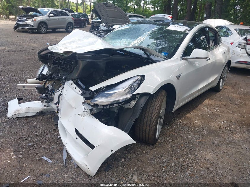 2019 Tesla Model 3 VIN 5YJ3E1EA0KF445073 IAAI salvage auction — FRONT END, Salvage Title, sold $1,550 on 2026-07-16 (photo 2)