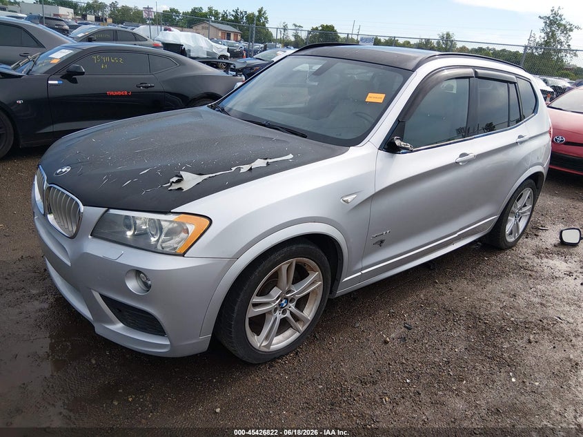 2013 BMW X3 VIN 5UXWX7C56DL979127 IAAI salvage auction — NORMAL WEAR, Original (Ohio), sold $1,300 on 2026-07-16 (photo 2)