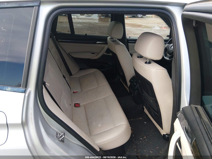 2013 BMW X3 VIN 5UXWX7C56DL979127 IAAI salvage auction — NORMAL WEAR, Original (Ohio), sold $1,300 on 2026-07-16 (photo 8)