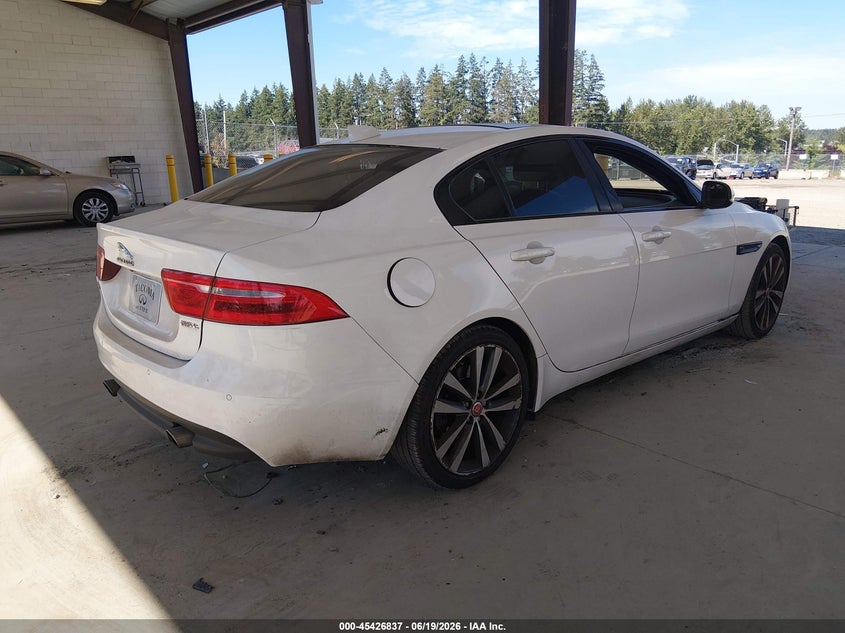2017 Jaguar Xe VIN SAJAE4BGXHA947299 IAAI salvage auction — LEFT SIDE, Bill Of Sale (Washington), sold $2,450 on 2026-07-15 (photo 4)