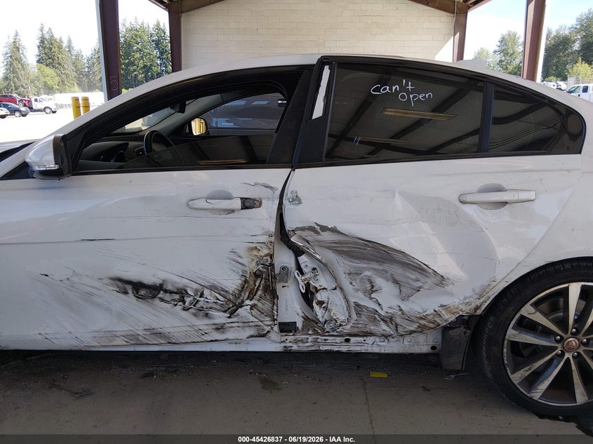 2017 Jaguar Xe VIN SAJAE4BGXHA947299 IAAI salvage auction — LEFT SIDE, Bill Of Sale (Washington), sold $2,450 on 2026-07-15 (photo 6)