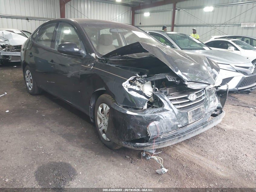 2010 Hyundai Elantra VIN KMHDU4AD1AU110737 IAAI salvage auction — FRONT END, Clear (Virginia), sold $275 on 2026-07-23 (photo 1)