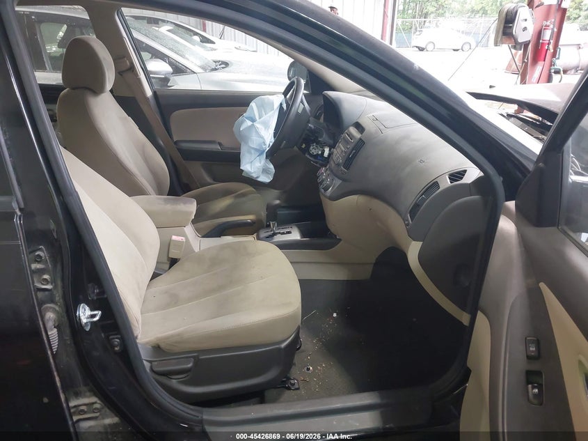 2010 Hyundai Elantra VIN KMHDU4AD1AU110737 IAAI salvage auction — FRONT END, Clear (Virginia), sold $275 on 2026-07-23 (photo 5)