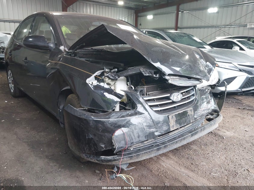 2010 Hyundai Elantra VIN KMHDU4AD1AU110737 IAAI salvage auction — FRONT END, Clear (Virginia), sold $275 on 2026-07-23 (photo 6)