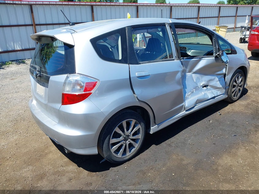 2013 Honda Fit VIN JHMGE8H56DC058907 IAAI salvage auction — SIDE, Bill Of Sale (Washington), sold $1,575 on 2026-07-14 (photo 4)