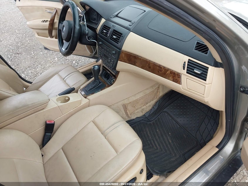 2008 BMW X3 VIN WBXPC93478WJ08331 IAAI salvage auction — FRONT & REAR, Mv-907A (New York), sold $500 on 2026-07-14 (photo 5)