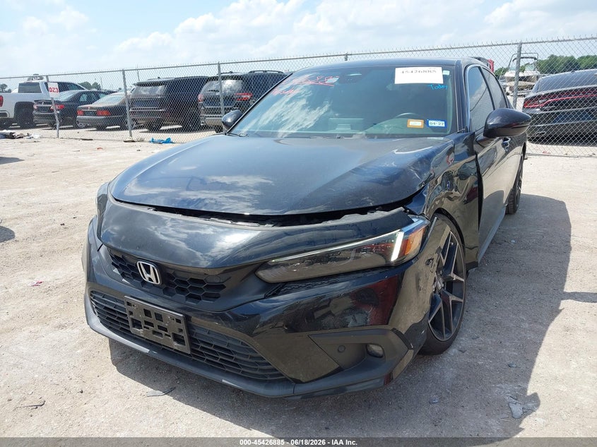 2023 Honda Civic VIN 19XFL1H89PE005409 IAAI salvage auction — LEFT FRONT, Original (Texas), sold $7,600 on 2026-07-31 (photo 2)