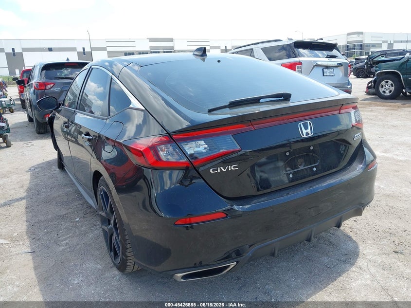 2023 Honda Civic VIN 19XFL1H89PE005409 IAAI salvage auction — LEFT FRONT, Original (Texas), sold $7,600 on 2026-07-31 (photo 3)