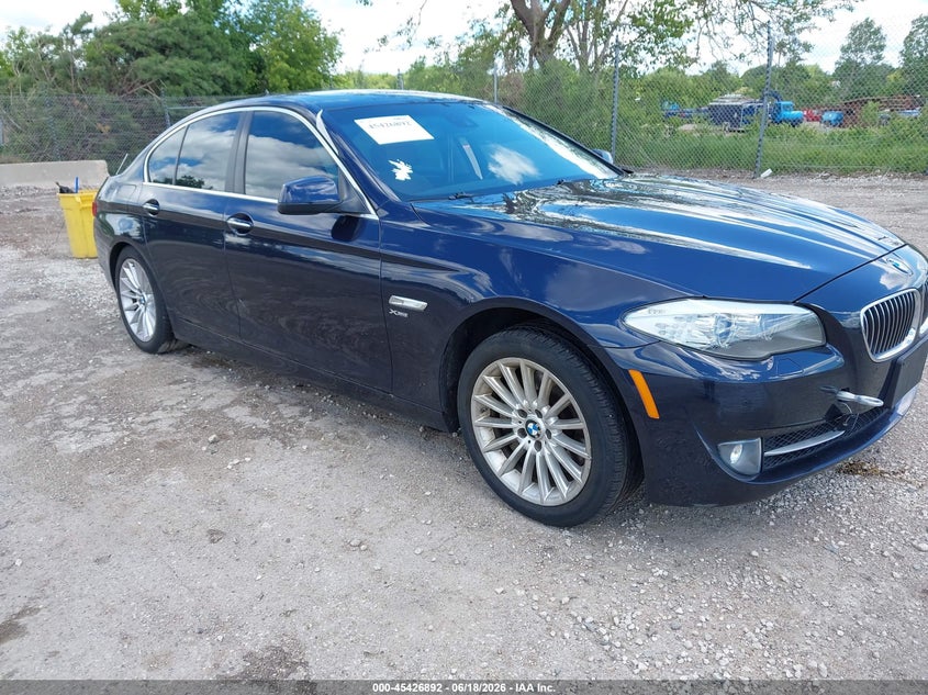2012 BMW 5er VIN WBAFU7C52CDU63671 IAAI salvage auction — REAR END, Salvage Title, sold $775 on 2026-07-21 (photo 1)