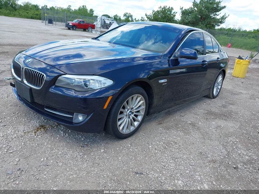 2012 BMW 5er VIN WBAFU7C52CDU63671 IAAI salvage auction — REAR END, Salvage Title, sold $775 on 2026-07-21 (photo 2)