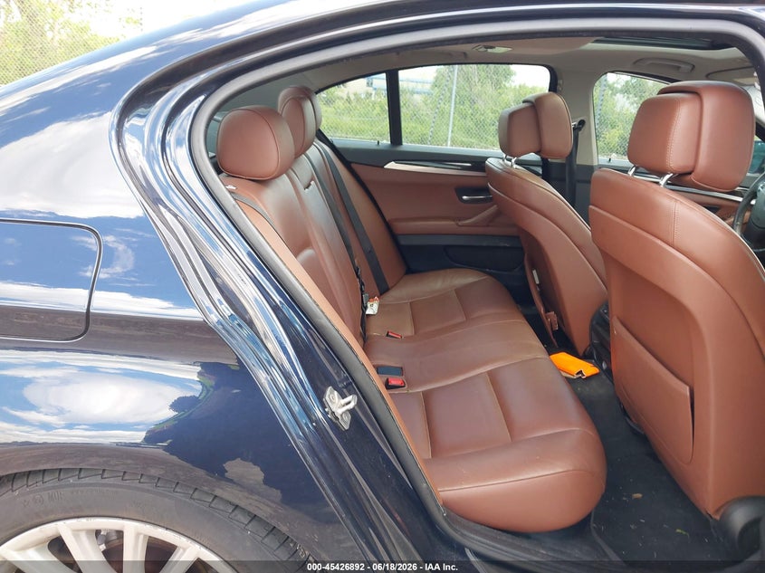 2012 BMW 5er VIN WBAFU7C52CDU63671 IAAI salvage auction — REAR END, Salvage Title, sold $775 on 2026-07-21 (photo 8)