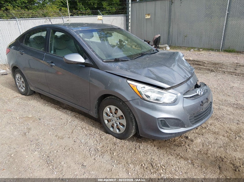 2017 Hyundai Accent VIN KMHCT4AE2HU269686 IAAI salvage auction — LEFT FRONT, Salvage Title, sold $825 on 2026-07-15 (photo 1)
