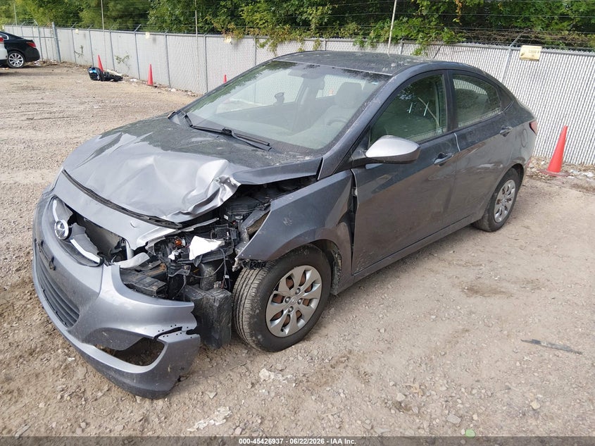 2017 Hyundai Accent VIN KMHCT4AE2HU269686 IAAI salvage auction — LEFT FRONT, Salvage Title, sold $825 on 2026-07-15 (photo 2)