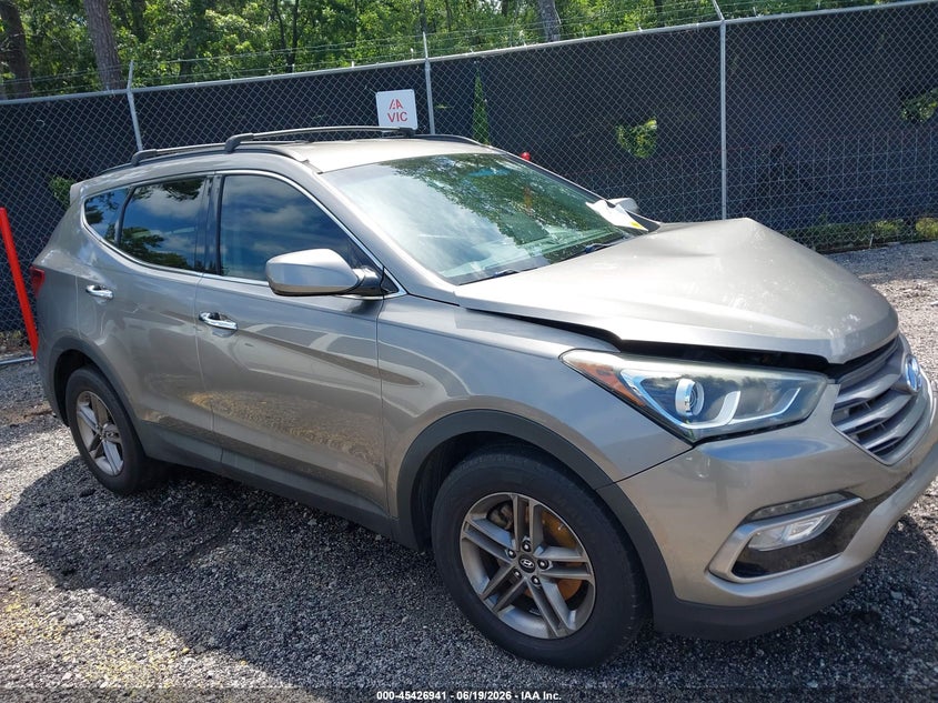 2017 Hyundai Santa fe VIN 5XYZU3LB7HG418426 IAAI salvage auction — FRONT END, Salvage (South Carolina), sold $1,500 on 2026-07-29 (photo 1)