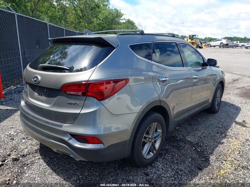 2017 Hyundai Santa fe VIN 5XYZU3LB7HG418426 IAAI salvage auction — FRONT END, Salvage (South Carolina), sold $1,500 on 2026-07-29 (photo 4)