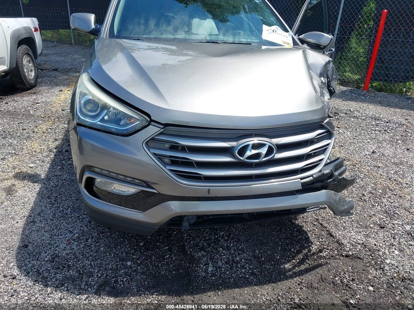 2017 Hyundai Santa fe VIN 5XYZU3LB7HG418426 IAAI salvage auction — FRONT END, Salvage (South Carolina), sold $1,500 on 2026-07-29 (photo 6)