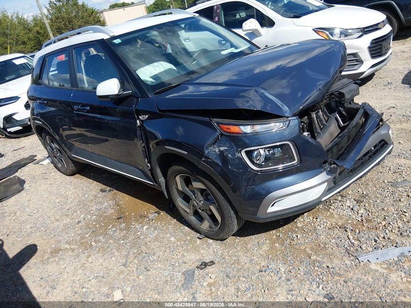 2021 Hyundai Venue VIN KMHRC8A33MU097307 IAAI salvage auction — FRONT END, Salvage Title, sold $2,775 on 2026-07-27 (photo 1)