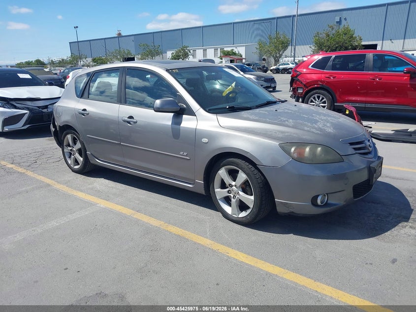 2006 Mazda 3 VIN JM1BK344361530600 IAAI salvage auction — REAR END, Salvage (California), sold $450 on 2026-07-06 (photo 1)