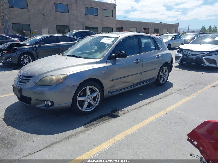 2006 Mazda 3 VIN JM1BK344361530600 IAAI salvage auction — REAR END, Salvage (California), sold $450 on 2026-07-06 (photo 2)