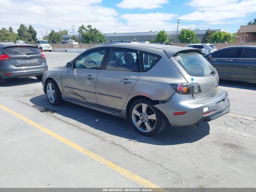 2006 Mazda 3 VIN JM1BK344361530600 IAAI salvage auction — REAR END, Salvage (California), sold $450 on 2026-07-06 (photo 3)