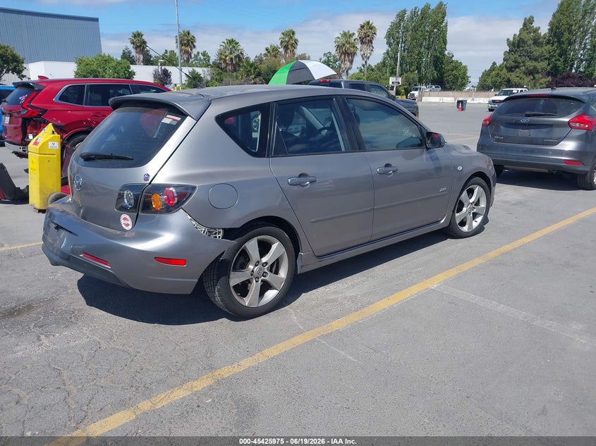 2006 Mazda 3 VIN JM1BK344361530600 IAAI salvage auction — REAR END, Salvage (California), sold $450 on 2026-07-06 (photo 4)