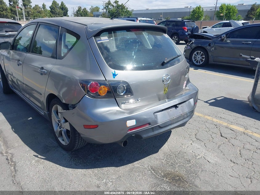 2006 Mazda 3 VIN JM1BK344361530600 IAAI salvage auction — REAR END, Salvage (California), sold $450 on 2026-07-06 (photo 6)