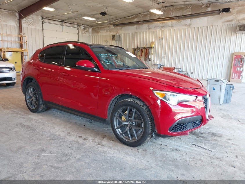 2018 Alfa romeo Stelvio VIN ZASFAKNN1J7C00084 IAAI salvage auction — SIDE, Clear (Michigan), sold $4,550 on 2026-07-09 (photo 1)