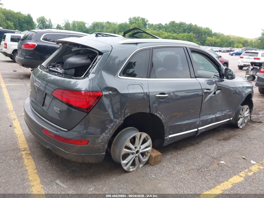2017 Audi Q5 VIN WA1L2AFP1HA036233 IAAI salvage auction — ALL OVER, Salvage Title, sold $525 on 2026-07-27 (photo 4)