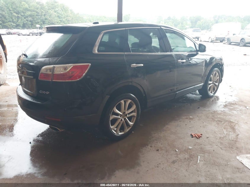 2011 Mazda Cx-9 VIN JM3TB2DA9B0309949 IAAI salvage auction — LEFT SIDE, Clear (Alabama), sold $225 on 2026-07-08 (photo 4)