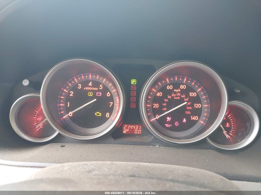 2011 Mazda Cx-9 VIN JM3TB2DA9B0309949 IAAI salvage auction — LEFT SIDE, Clear (Alabama), sold $225 on 2026-07-08 (photo 7)