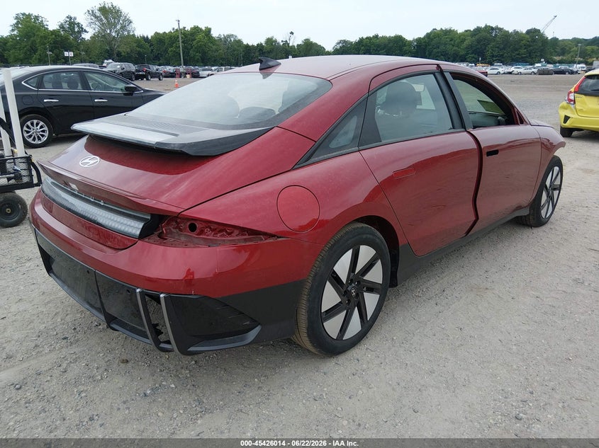 2025 Hyundai Ioniq 6 VIN KMHM24AC2SA091437 IAAI salvage auction — FRONT END, Salvage Title, sold $5,400 on 2026-07-28 (photo 4)