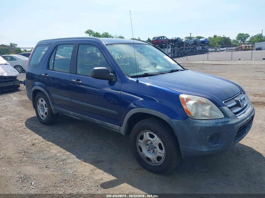 2005 Honda Cr-v VIN JHLRD78575C034773 IAAI salvage auction — NORMAL WEAR, Original (West Virginia), sold $1,350 on 2026-07-14 (photo 1)