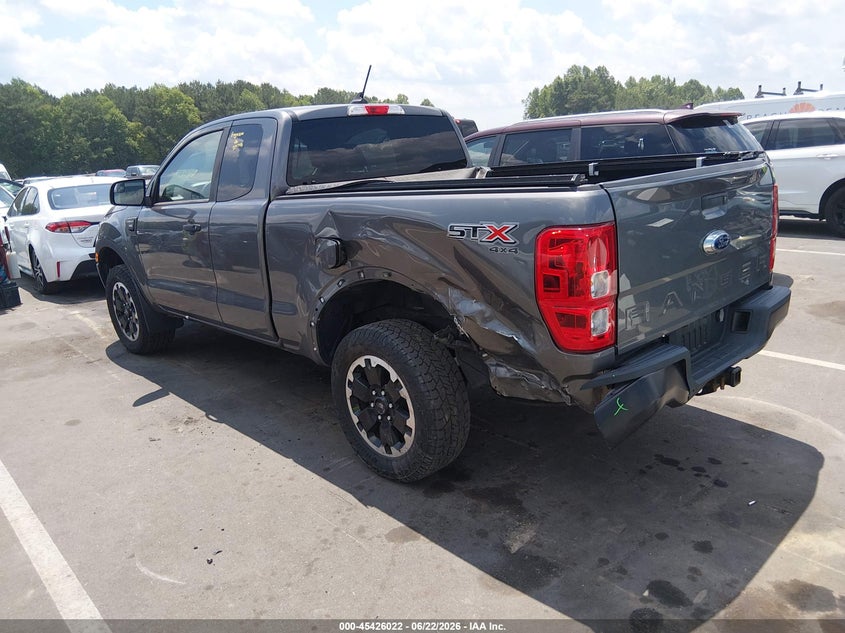 2021 Ford Ranger VIN 1FTER1FH3MLD72709 IAAI salvage auction — REAR END, Salvage Title, sold $6,200 on 2026-07-22 (photo 3)