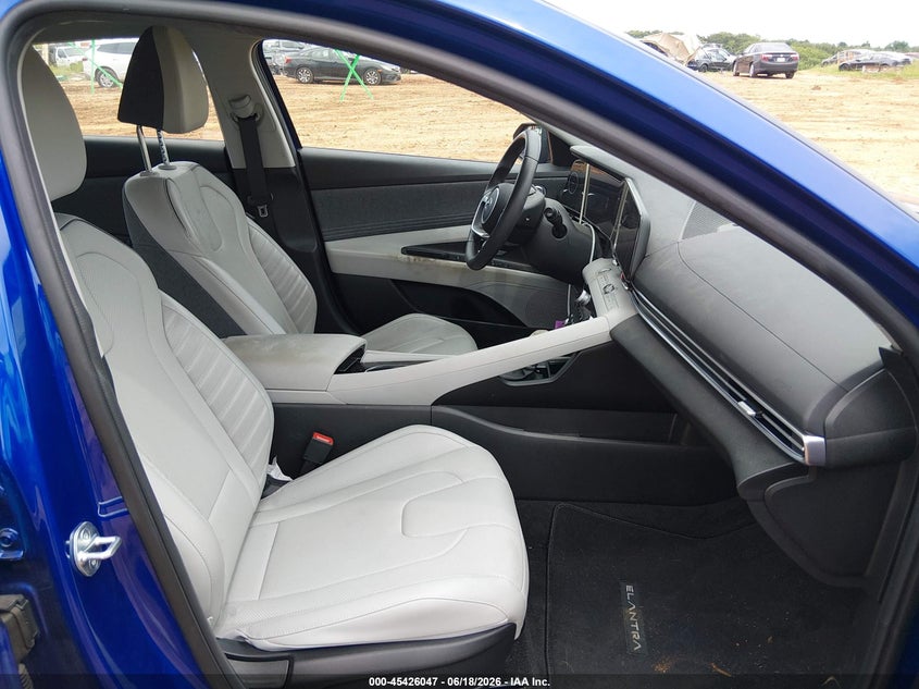 2023 Hyundai Elantra VIN KMHLN4AJ1PU072563 IAAI salvage auction — HAIL, Clear (Missouri), sold $10,900 on 2026-08-23 (photo 5)