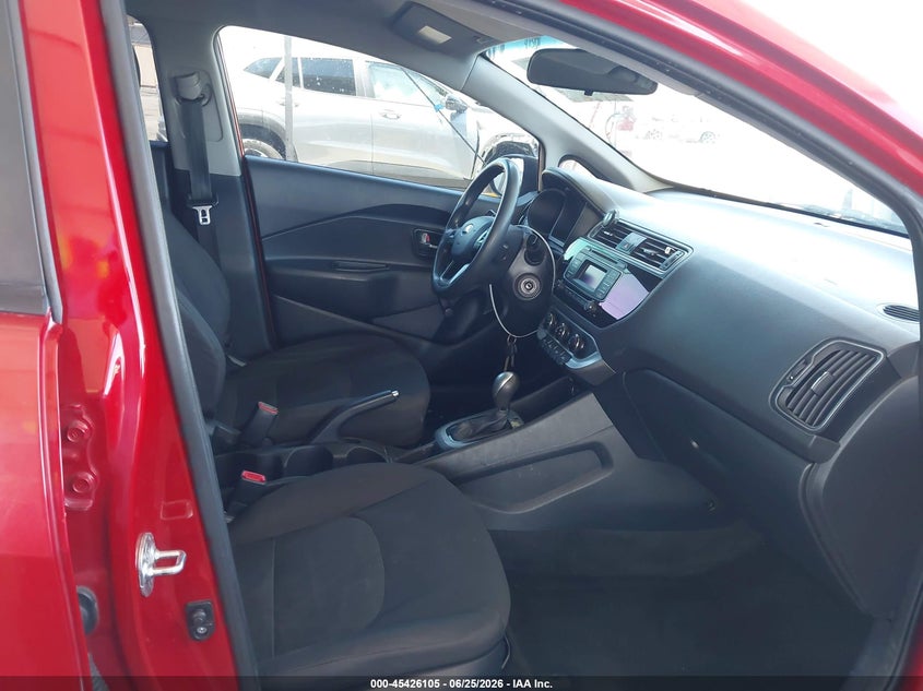 2017 Kia Rio VIN KNADM4A38H6117529 IAAI salvage auction — LEFT SIDE, Salvage Title, sold $975 on 2026-07-17 (photo 5)