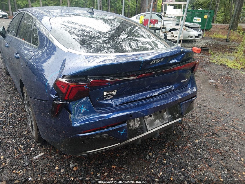 2025 Kia K5 VIN KNAG64J78S5381762 IAAI salvage auction — REAR END, Salvage Title, sold $25 on 2026-07-21 (photo 6)