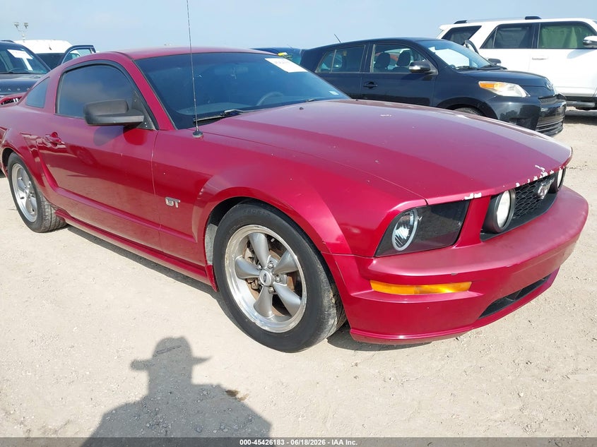 2006 Ford Mustang VIN 1ZVHT82H765208767 IAAI salvage auction — RIGHT SIDE, Original (Texas), sold $2,500 on 2026-07-18 (photo 1)