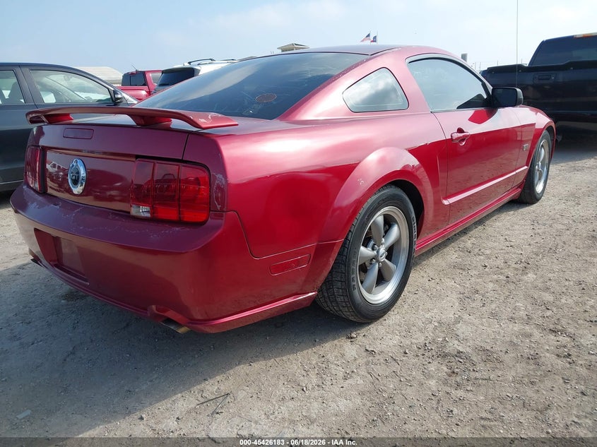 2006 Ford Mustang VIN 1ZVHT82H765208767 IAAI salvage auction — RIGHT SIDE, Original (Texas), sold $2,500 on 2026-07-18 (photo 4)