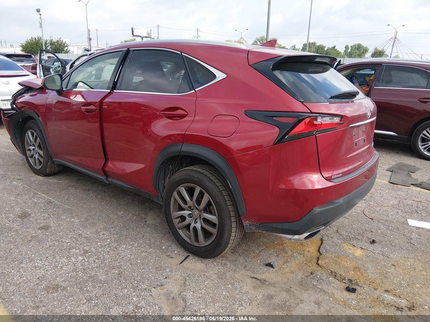 2016 Lexus Nx VIN JTJYARBZ8G2026809 IAAI salvage auction — FRONT END, Salvage (Texas), sold $3,700 on 2026-07-15 (photo 3)